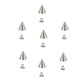 Plastic Cone Studs with Base Pin - (Pack of 100)